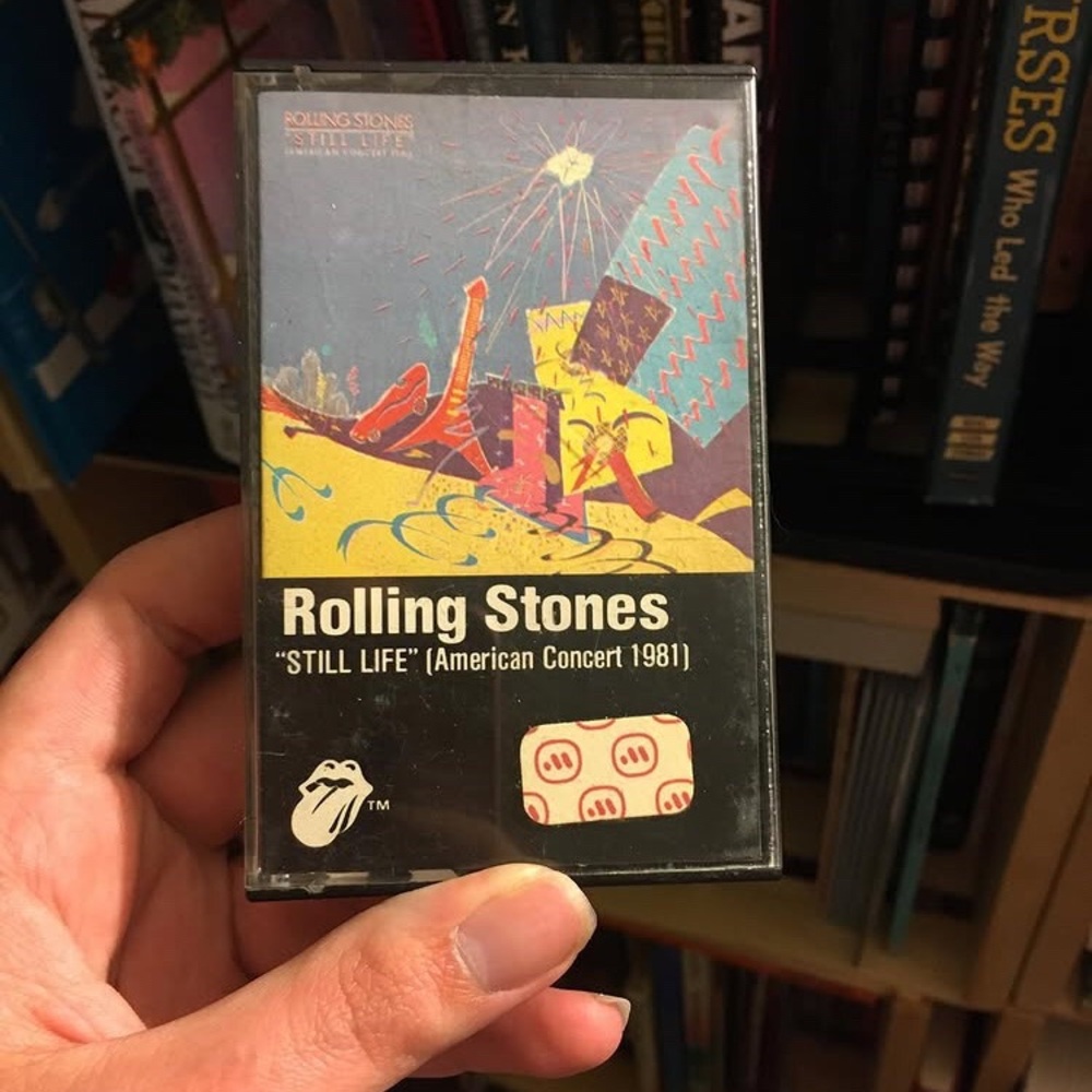 1982 R O L L I N G Stones cassette